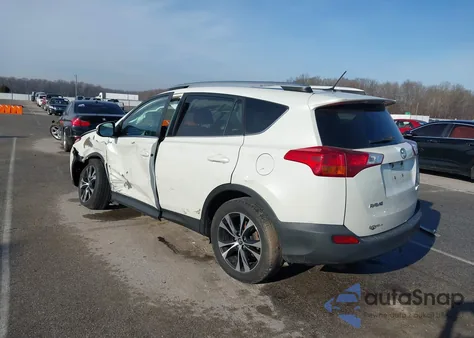 2015 Toyota Rav4 Limited from USA, damaged, VIN 2T3DFREV2FW400008